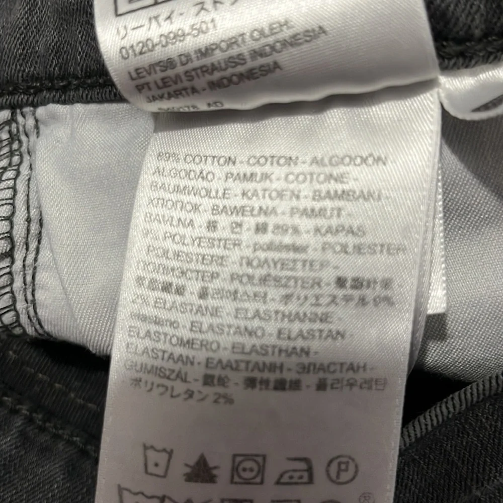 Levi’s Gray 311 Shaping Skinny Jeans Size 28 - Picture 6 of 9